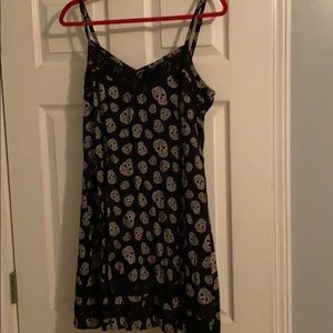 Skull pattern dress